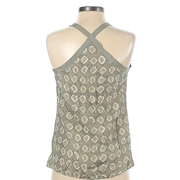 Banana Republic silk ruffle sleeveless blouse XS - Picture 3 of 4